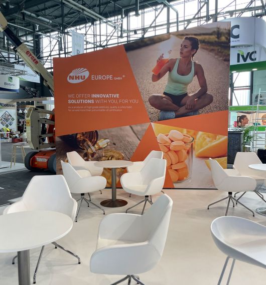 NHU Europe Vitafoods Messestand 2023